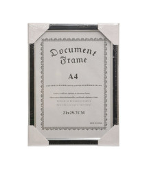 Rama foto A4, din plastic, negru